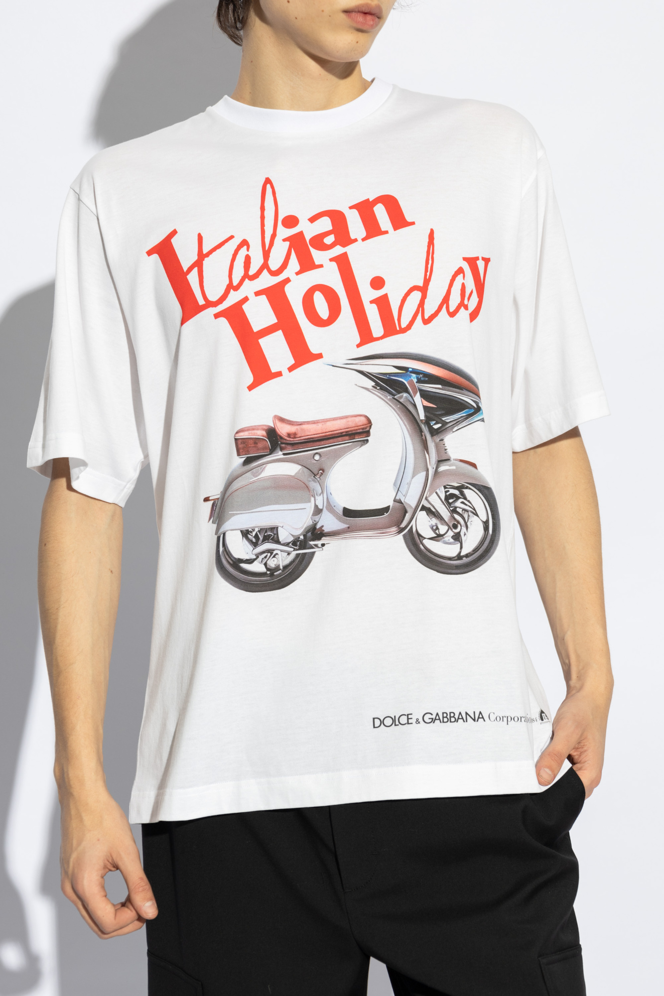White Printed T-shirt Dolce & Gabbana - Vitkac Canada
